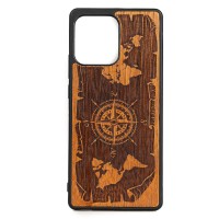 mini: Drewniane Etui Bewood na Motorola Edge 40 Neo RÓŻA WIATRÓW MERBAU (1)
