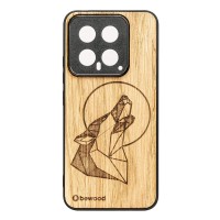 mini: Drewniane Etui Bewood na Xiaomi 14 Pro WILK DĄB (1)
