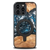 mini: Etui Bewood Unique na iPhone 14 Pro Max - Planets - Ziemia z MagSafe (3)