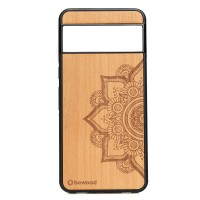 mini: Drewniane Etui Bewood do Google Pixel 8 MANDALA JABŁOŃ (1)
