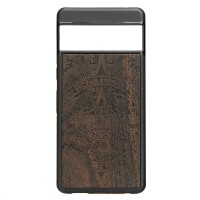 mini: Drewniane Etui Bewood do Google Pixel 7 KALENDARZ AZTECKI ZIRICOTE (1)