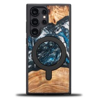 mini: Bewood Resin Case - Samsung Galaxy S24 Ultra - Planets - Earth - MagSafe (1)