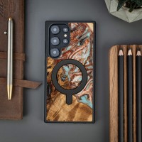 mini: Etui Bewood Unique na Samsung Galaxy S24 Ultra - Planets - Jowisz z MagSafe (3)