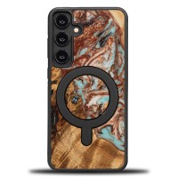 mini: Etui Bewood Unique na Samsung Galaxy S24 Plus - Planets - Jowisz z MagSafe (1)
