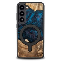 mini: Etui Bewood Unique na Samsung Galaxy S23 - Planets - Neptun z MagSafe (1)