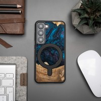 mini: Etui Bewood Unique na Samsung Galaxy S23 - Planets - Neptun z MagSafe (3)