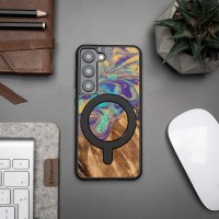mini: Etui Bewood Unique na Samsung Galaxy S23 - Planets - Merkury z MagSafe (3)