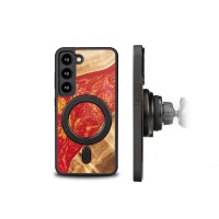 mini: Etui Bewood Unique na Samsung Galaxy S23 - Neons - Paris z MagSafe (2)
