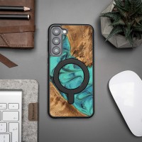 mini: Etui Bewood Unique na Samsung Galaxy S23 Plus - Turquoise z MagSafe (3)