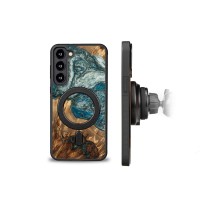 mini: Etui Bewood Unique na Samsung Galaxy S23 Plus - Planets - Ziemia z MagSafe (2)
