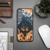 mini: Etui Bewood Unique na Samsung Galaxy S23 Plus - Planets - Ziemia z MagSafe (3)