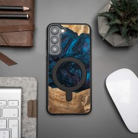 mini: Etui Bewood Unique na Samsung Galaxy S23 Plus - Planets - Neptun z MagSafe (3)