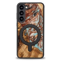 mini: Etui Bewood Unique na Samsung Galaxy S23 Plus - Planets - Jowisz z MagSafe (1)