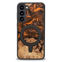 mini: Etui Bewood Unique na Samsung Galaxy S23 Plus - Orange z MagSafe (1)