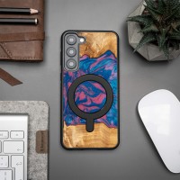 mini: Etui Bewood Unique na Samsung Galaxy S23 Plus - Neons - Vegas z MagSafe (3)