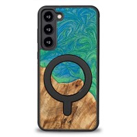 mini: Etui Bewood Unique na Samsung Galaxy S23 Plus - Neons - Tokyo z MagSafe (1)