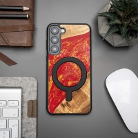 mini: Etui Bewood Unique na Samsung Galaxy S23 Plus - Neons - Paris z MagSafe (3)