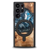 mini: Etui Bewood Unique na Samsung Galaxy S23 Ultra - Planets - Ziemia z MagSafe (1)