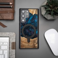 mini: Etui Bewood Unique na Samsung Galaxy S23 Ultra - Planets - Neptun z MagSafe (3)