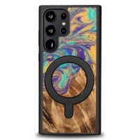 mini: Etui Bewood Unique na Samsung Galaxy S23 Ultra - Planets - Merkury z MagSafe (1)