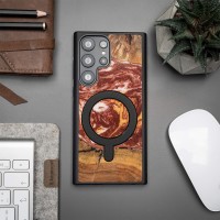 mini: Etui Bewood Unique na Samsung Galaxy S23 Ultra - Planets - Mars z MagSafe (3)