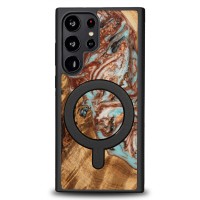 mini: Etui Bewood Unique na Samsung Galaxy S23 Ultra - Planets - Jowisz z MagSafe (1)