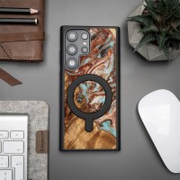 mini: Etui Bewood Unique na Samsung Galaxy S23 Ultra - Planets - Jowisz z MagSafe (3)