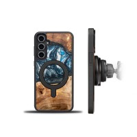 mini: Etui Bewood Unique na Samsung Galaxy S23 FE - Planets - Ziemia z MagSafe (2)