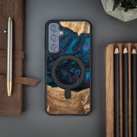 mini: Etui Bewood Unique na Samsung Galaxy S23 FE - Planets - Neptun z MagSafe (3)