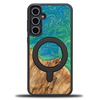mini: Etui Bewood Unique na Samsung Galaxy S23 FE - Neons - Tokyo z MagSafe (1)