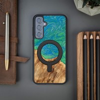 mini: Etui Bewood Unique na Samsung Galaxy S23 FE - Neons - Tokyo z MagSafe (3)