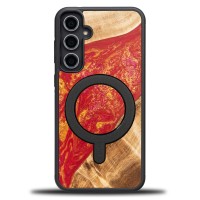 mini: Etui Bewood Unique na Samsung Galaxy S23 FE - Neons - Paris z MagSafe (1)