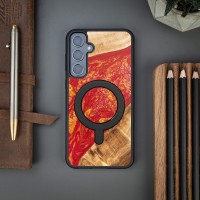 mini: Etui Bewood Unique na Samsung Galaxy S23 FE - Neons - Paris z MagSafe (3)
