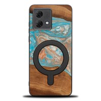 mini: Etui Bewood Unique do Motorola G84 5G - Planets - Saturn z MagSafe (1)