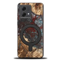 mini: Etui Bewood Unique do Motorola G84 5G - Planets - Pluton z MagSafe (1)