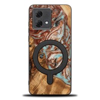 mini: Etui Bewood Unique do Motorola G84 5G - Planets - Jowisz z MagSafe (1)