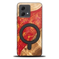 mini: Bewood Resin Case for Motorola G84 5G - Neons - Paris with MagSafe (1)