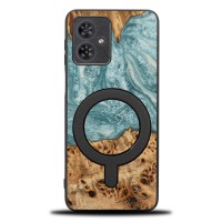 mini: Etui Bewood Unique do Motorola G54 5G - Planets - Uran z MagSafe (1)