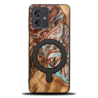 mini: Etui Bewood Unique do Motorola G54 5G - Planets - Jowisz z MagSafe (1)