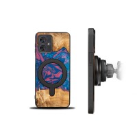 mini: Etui Bewood Unique do Motorola G54 5G - Neons - Vegas z MagSafe (2)