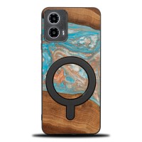 mini: Etui Bewood Unique do Motorola G34 5G - Planets - Saturn z MagSafe (1)