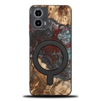 mini: Etui Bewood Unique do Motorola G34 5G - Planets - Pluton z MagSafe (1)
