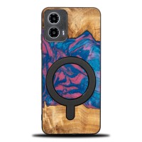 mini: Etui Bewood Unique do Motorola G34 5G - Neons - Vegas z MagSafe (1)