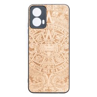 mini: Drewniane Etui Bewood do Motorola G34 5G KALENDARZ AZTECKI ANIEGRE (1)