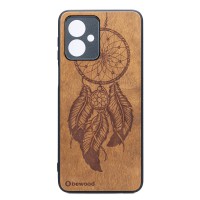 mini: Drewniane Etui Bewood do Motorola G54 5G ŁAPACZ SNÓW IMBUIA (1)