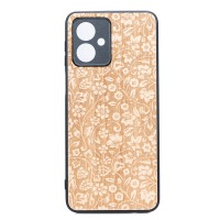 mini: Drewniane Etui Bewood do Motorola G54 5G KWIATY POLNE ANIEGRE (1)