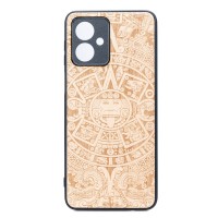mini: Drewniane Etui Bewood do Motorola G54 5G KALENDARZ AZTECKI ANIEGRE (1)