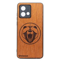 mini: Drewniane Etui Bewood do Motorola G84 5G NIEDŹWIEDŹ MERBAU (1)