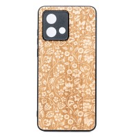 mini: Drewniane Etui Bewood do Motorola G84 5G KWIATY POLNE ANIEGRE (1)