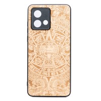 mini: Drewniane Etui Bewood do Motorola G84 5G KALENDARZ AZTECKI ANIEGRE (1)